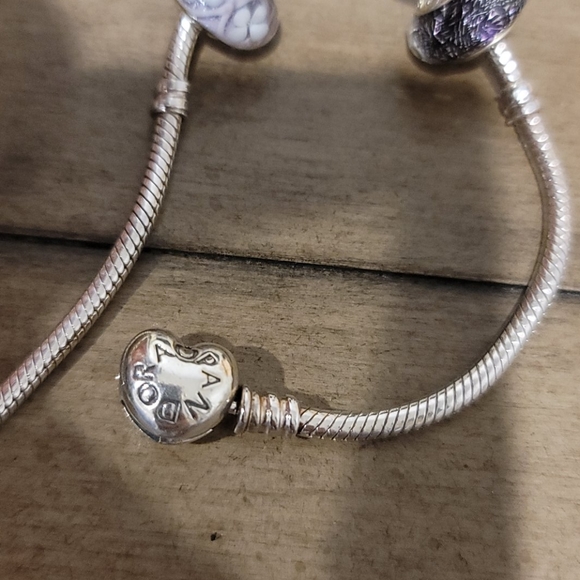 NWOT Authentic Pandora Bracelet and Charms - Picture 4 of 8
